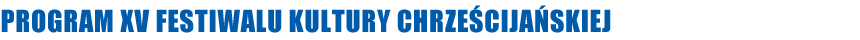 XV FKCH PROGRAM